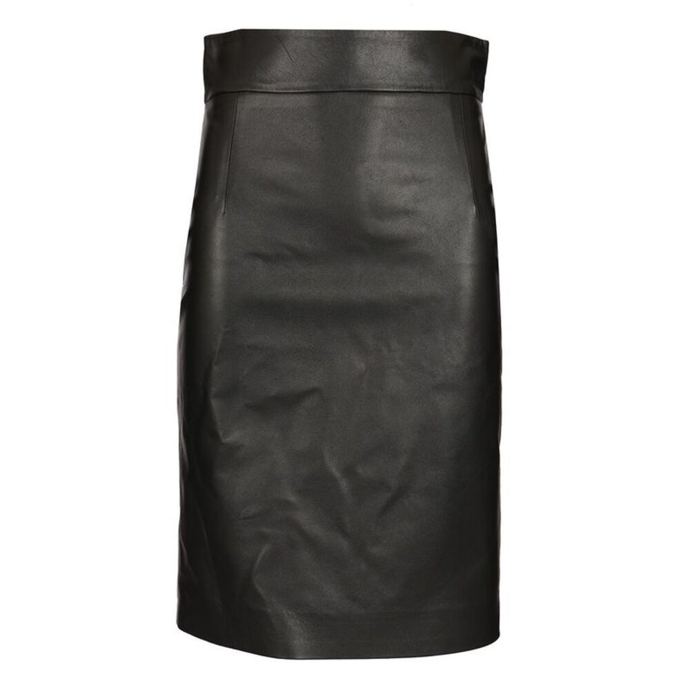 Tagliatore Women Suede Midi Skirt